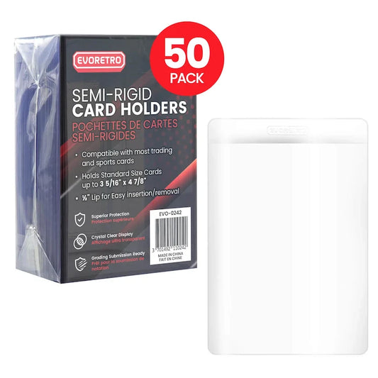 EVORETRO - Semi-Rigid Card Holders 50pc PRECO > 21/12