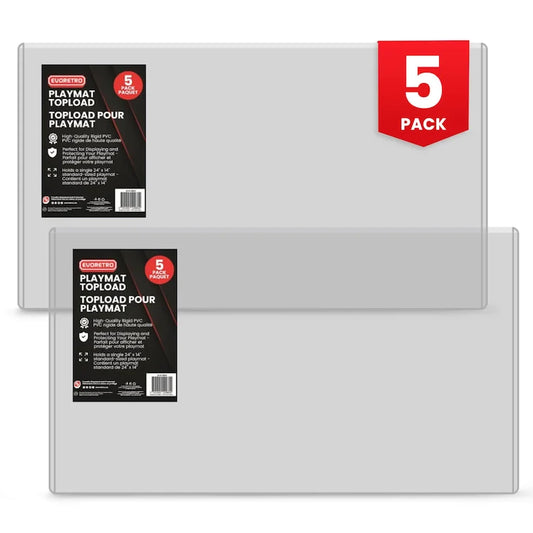 EVORETRO - Topload Holder For Playmat 5pc PRECO > 21/12