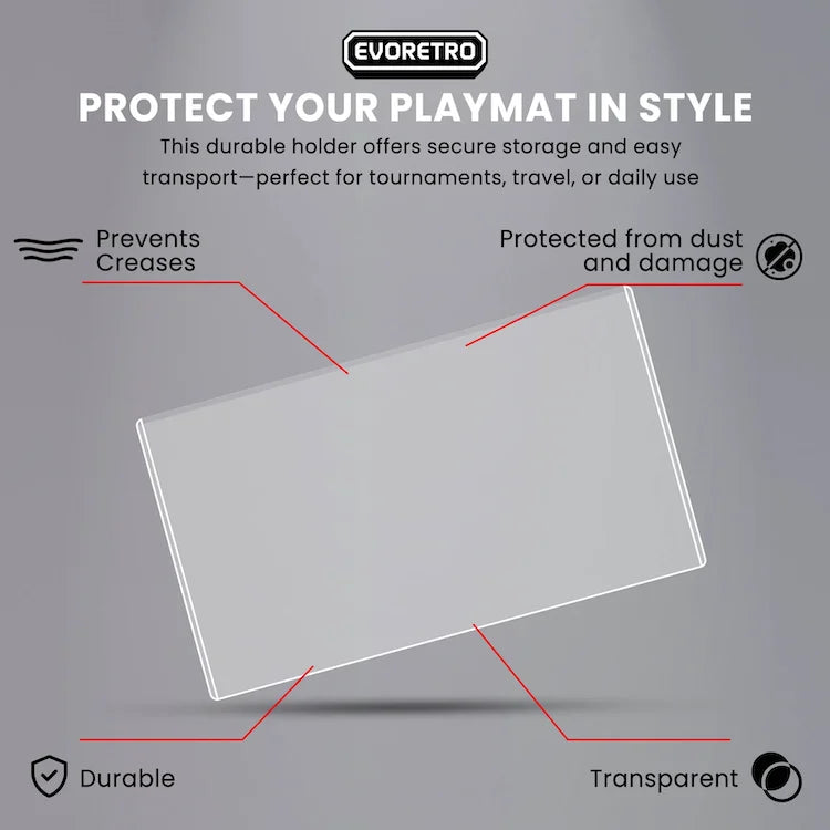 EVORETRO - Topload Holder For Playmat 5pc PRECO > 21/12
