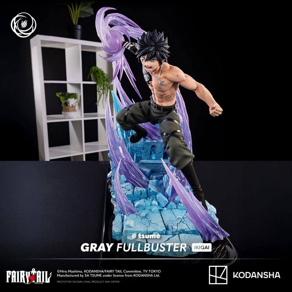 FAIRY TAIL - Gray Fullbuster - Statue Ikigai 1/6 By Tsume 37cm