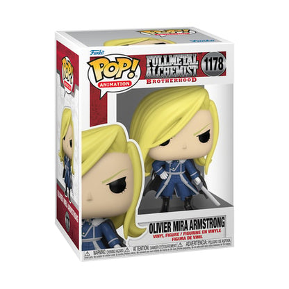 FUNKO-POP! ANIMATIE: FULLMETAL ALCHEMIST: BROEDERSCHAP - OLIVIA MIRA ARMSTRONG (MET ZWAARD)