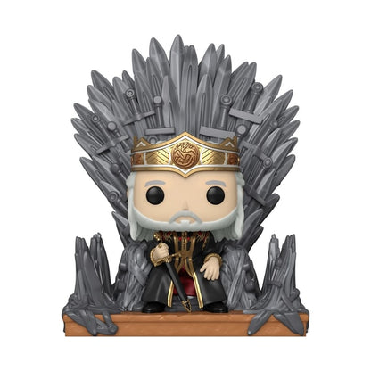 FUNKO-POP! DELUXE: HUIS VAN DE DRAAK - VISERYS OP DE IJZEREN TROON