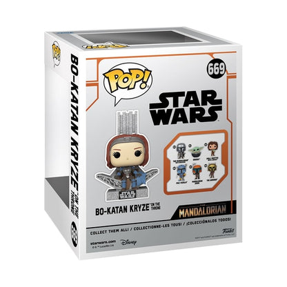 FUNKO POP! DELUXE: STAR WARS: THE MANDALORIAN SEASON 3 - BO-KATAN KRYZE (WITH THRONE)