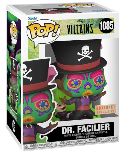FUNKO POP! DISNEY: VILLAINS - DR.FACILIER (WITH BASE) - BOXLUNCH EXCLUSIVE