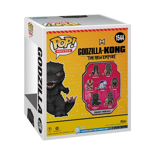 FUNKO POP! SUPER: GODZILLA X KONG: THE NEW EMPIRE - GODZILLA 6" SUPER SIZED POP!