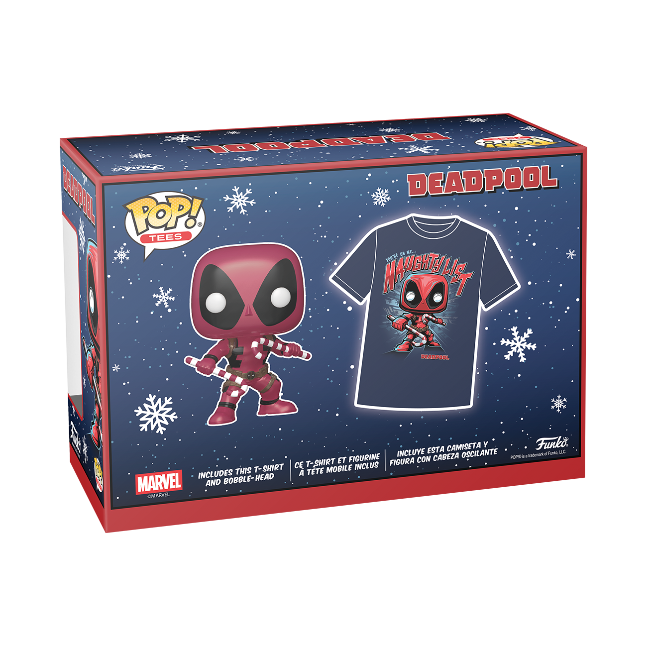 FUNKO POP! & TEE: MARVEL - DEADPOOL HLD -TAILLE S