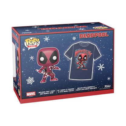 FUNKO POP! & TEE: MARVEL - DEADPOOL HLD -TAILLE S