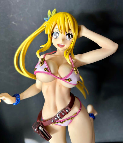 Fairy Tail Figure Lucy Heartfilia Swimgear Engraving Style