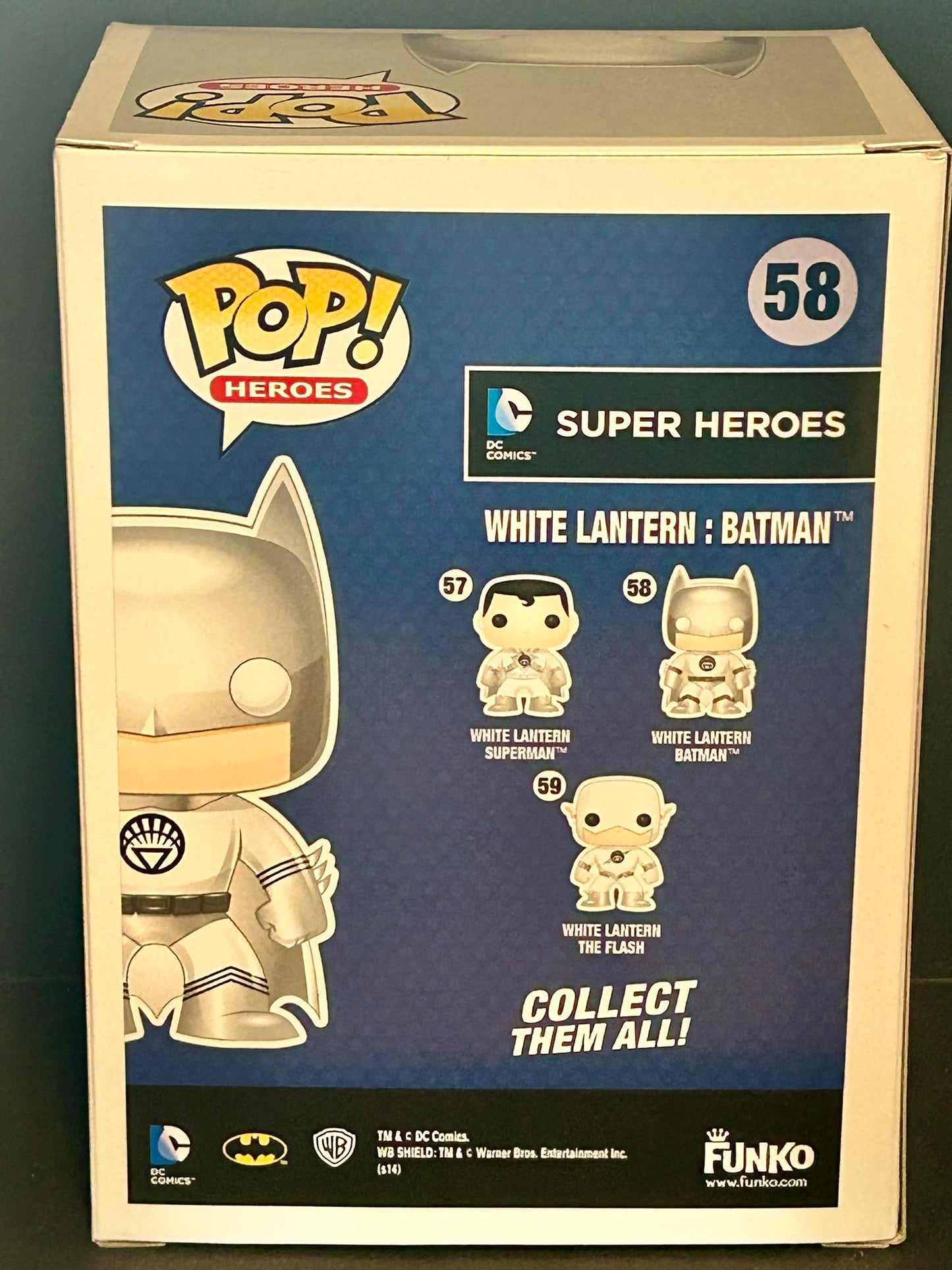 Figurine Pop DC Super-Héros #58 Batman (White Lantern)