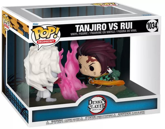 Figurine Pop Demon Slayer #1034 Tanjiro vs. Rui