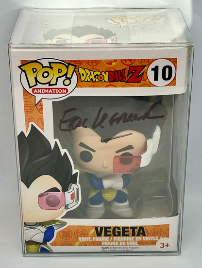 Figurine Pop Dragon Ball Z #10 Vegeta (DBZ) signée Eric Legrand + protector