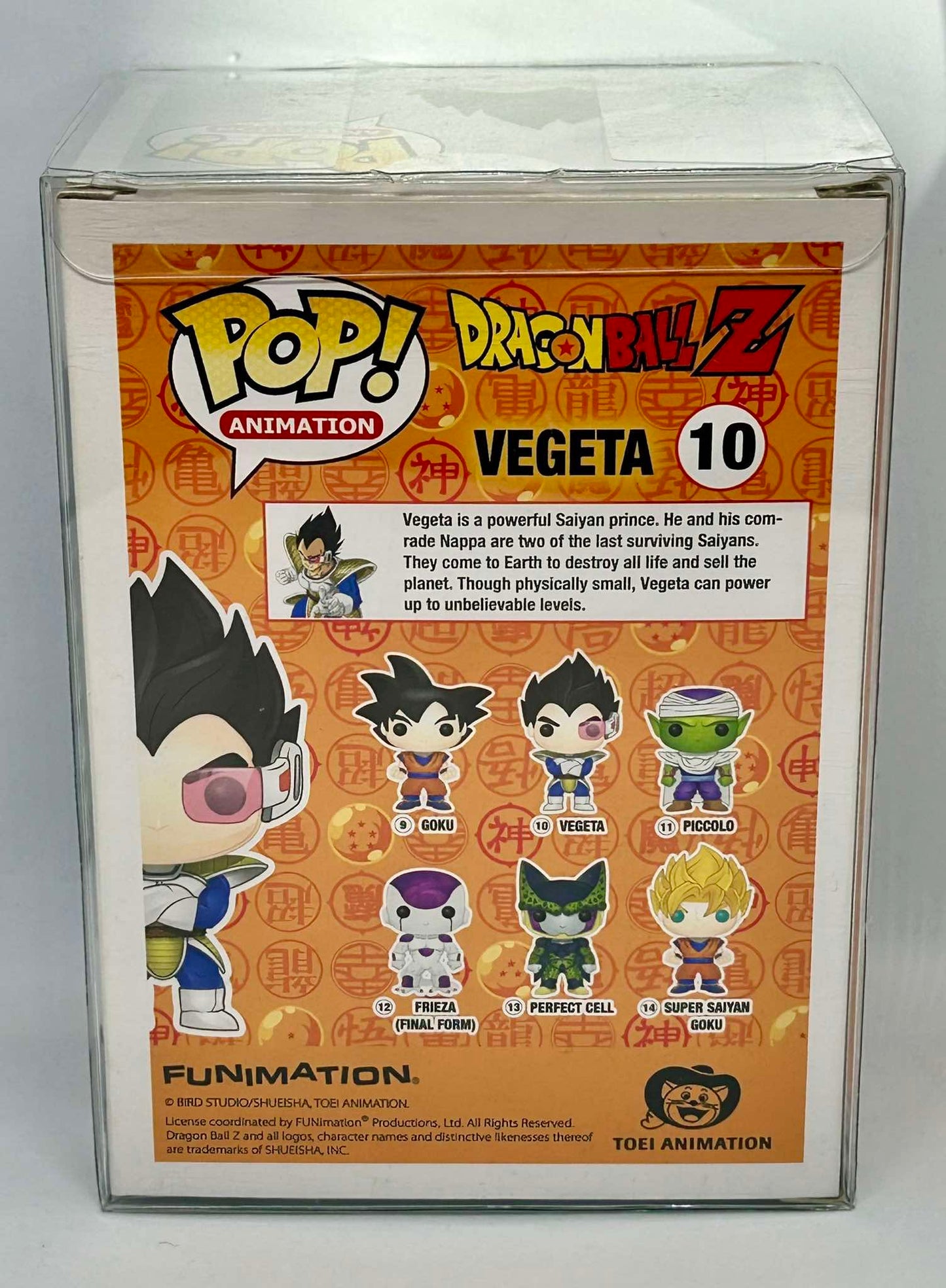 Figurine Pop Dragon Ball Z #10 Vegeta (DBZ) signée Eric Legrand + protector