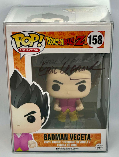 Figurine Pop Dragon Ball Z #158 Badman Vegeta (DBZ) signée Eric Legrand + protector