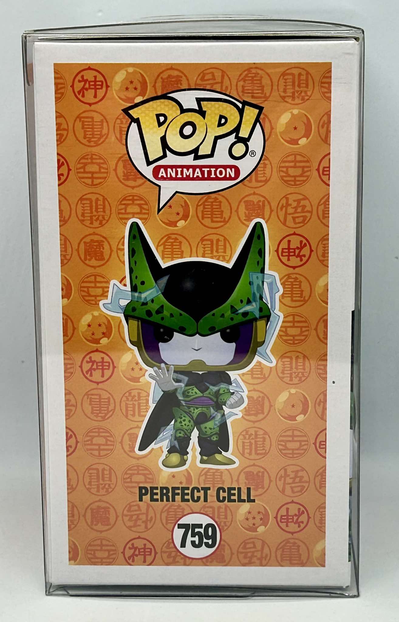 Figurine Pop Dragon Ball Z #759 Perfect Cell - Glows in the Dark + protector