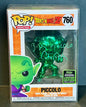 Figurine Pop Dragon Ball Z #760 Piccolo - Chrome Green dédicacée par Philippe Ariotti