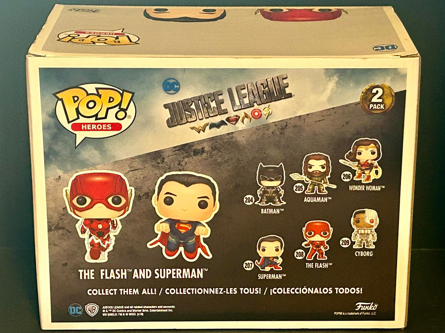 Figurine Pop Justice League [DC] The Flash & Superman - Racing - 2 Pack Fall Convention, New York Comic Con [NYCC]
