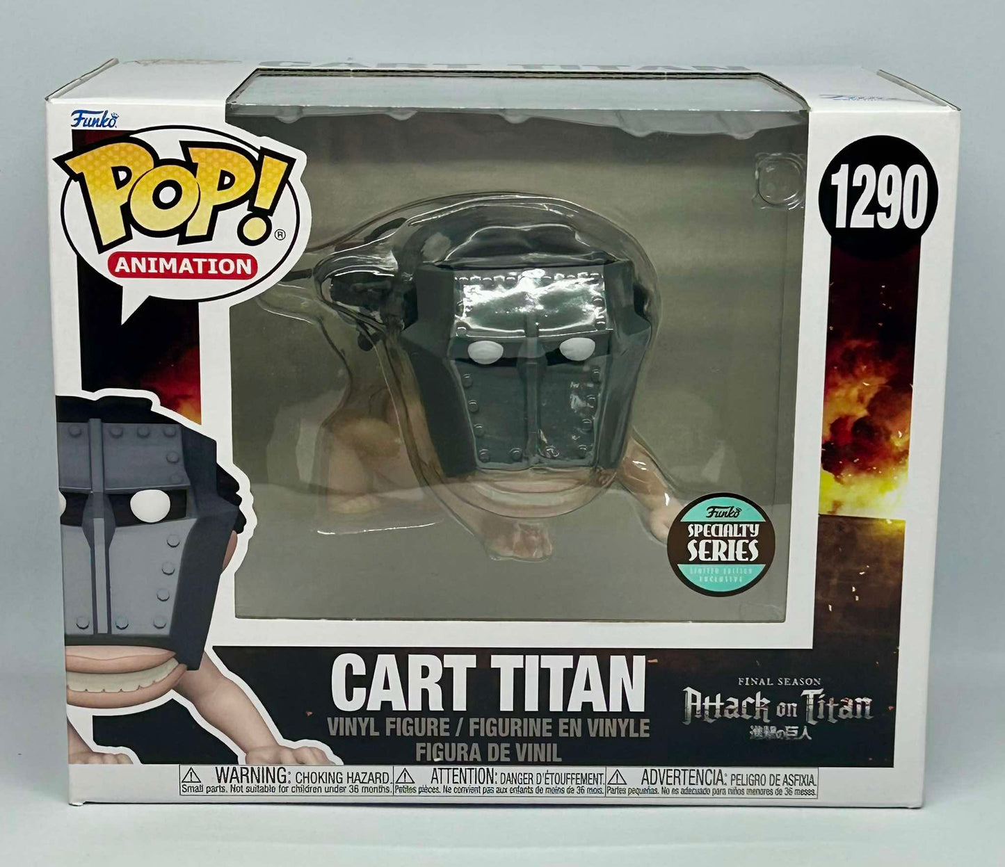 Figurine Pop L'Attaque des Titans (SNK) #1290 Cart Titan