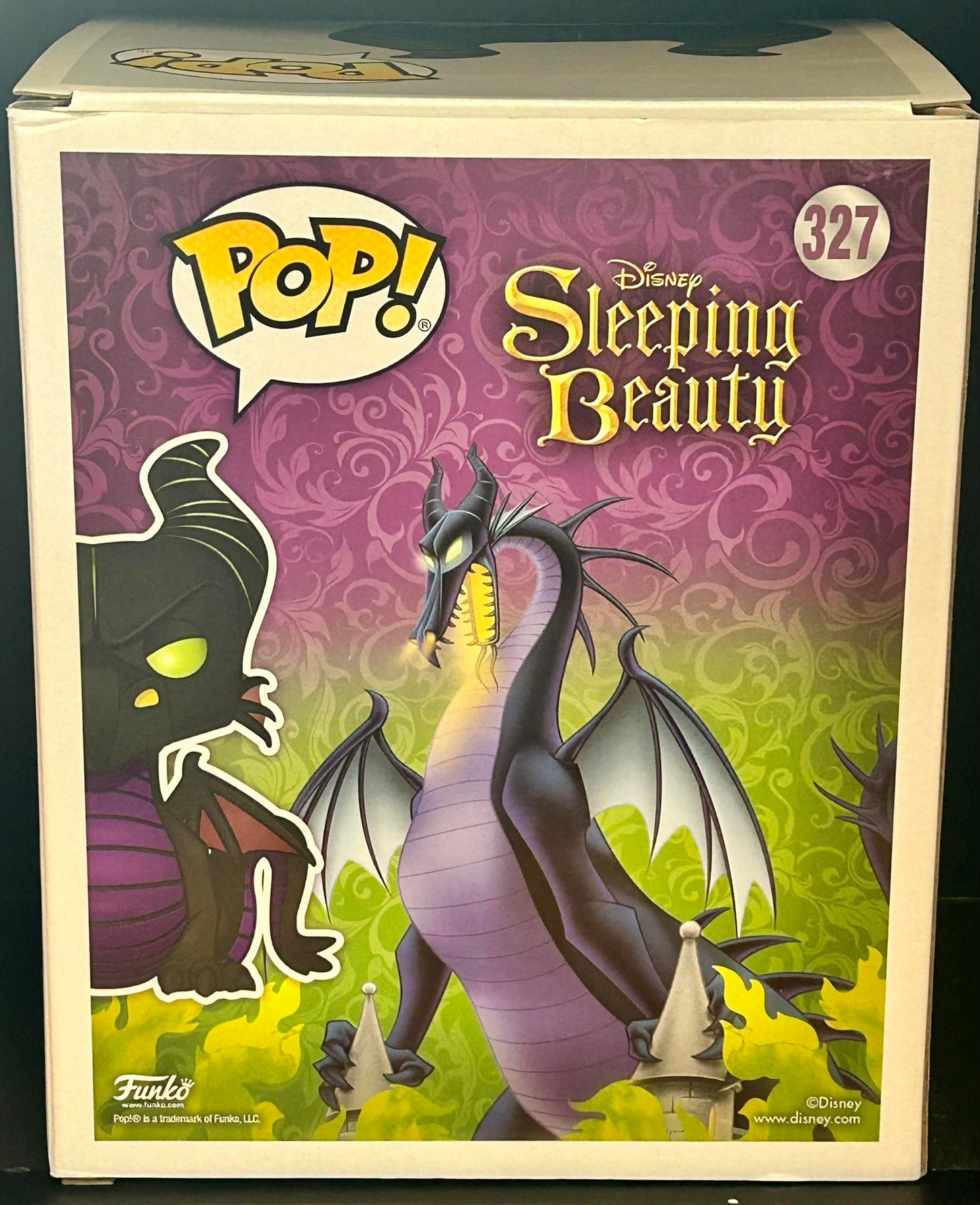 Figurine Pop La Belle au Bois Dormant [Disney] #327 Maléficent Dragon Exclusivité Disney Treasures