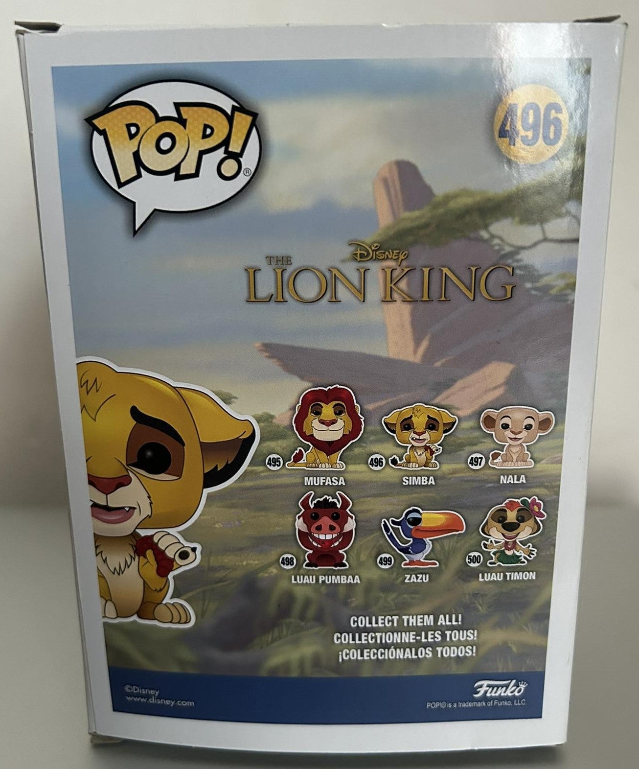 Figurine - Disney - Le Roi Lion - Simba Pop 10cm - Funko