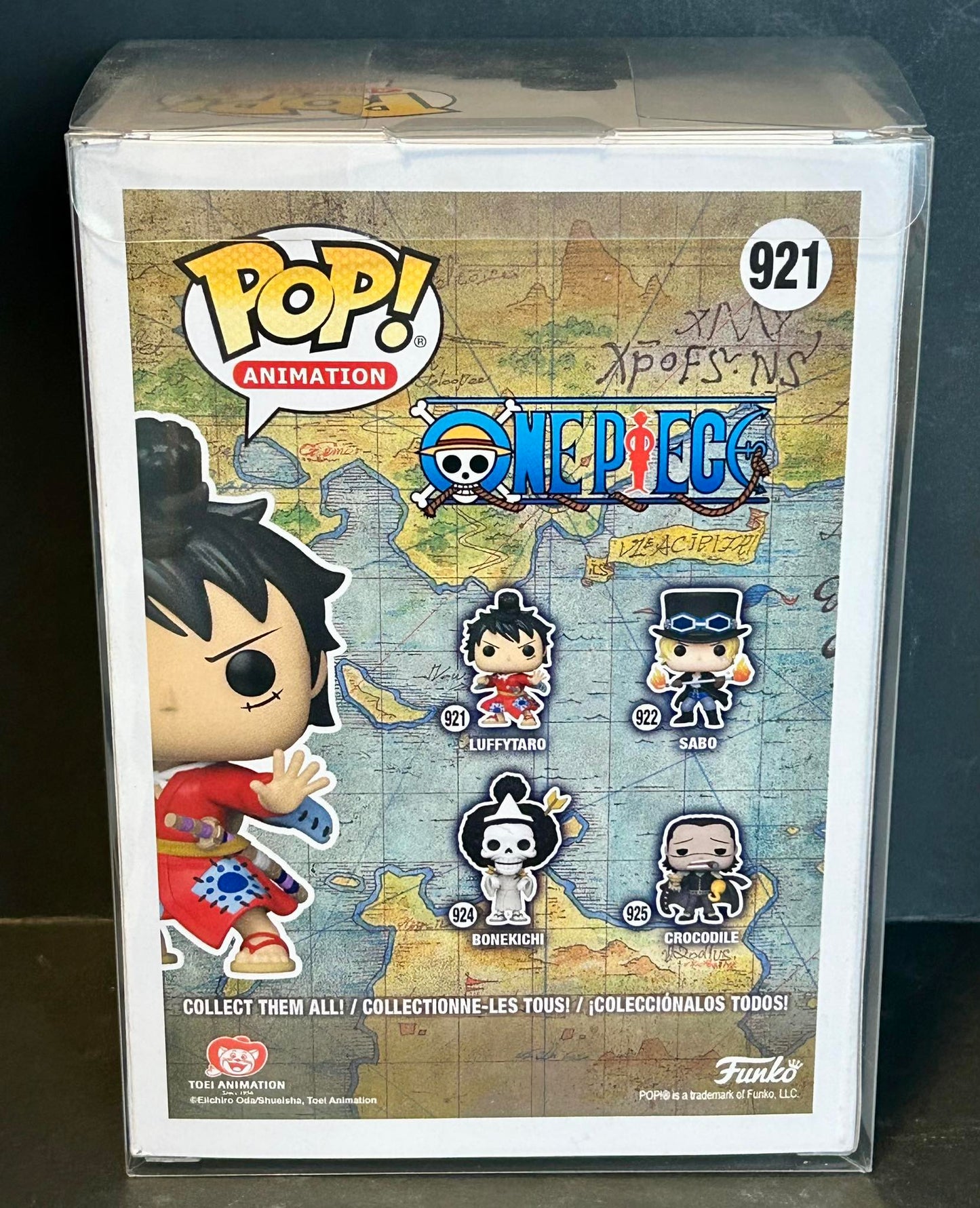 Figurine Pop One Piece #921 Luffytaro dédicacée par Stéphane Excoffier