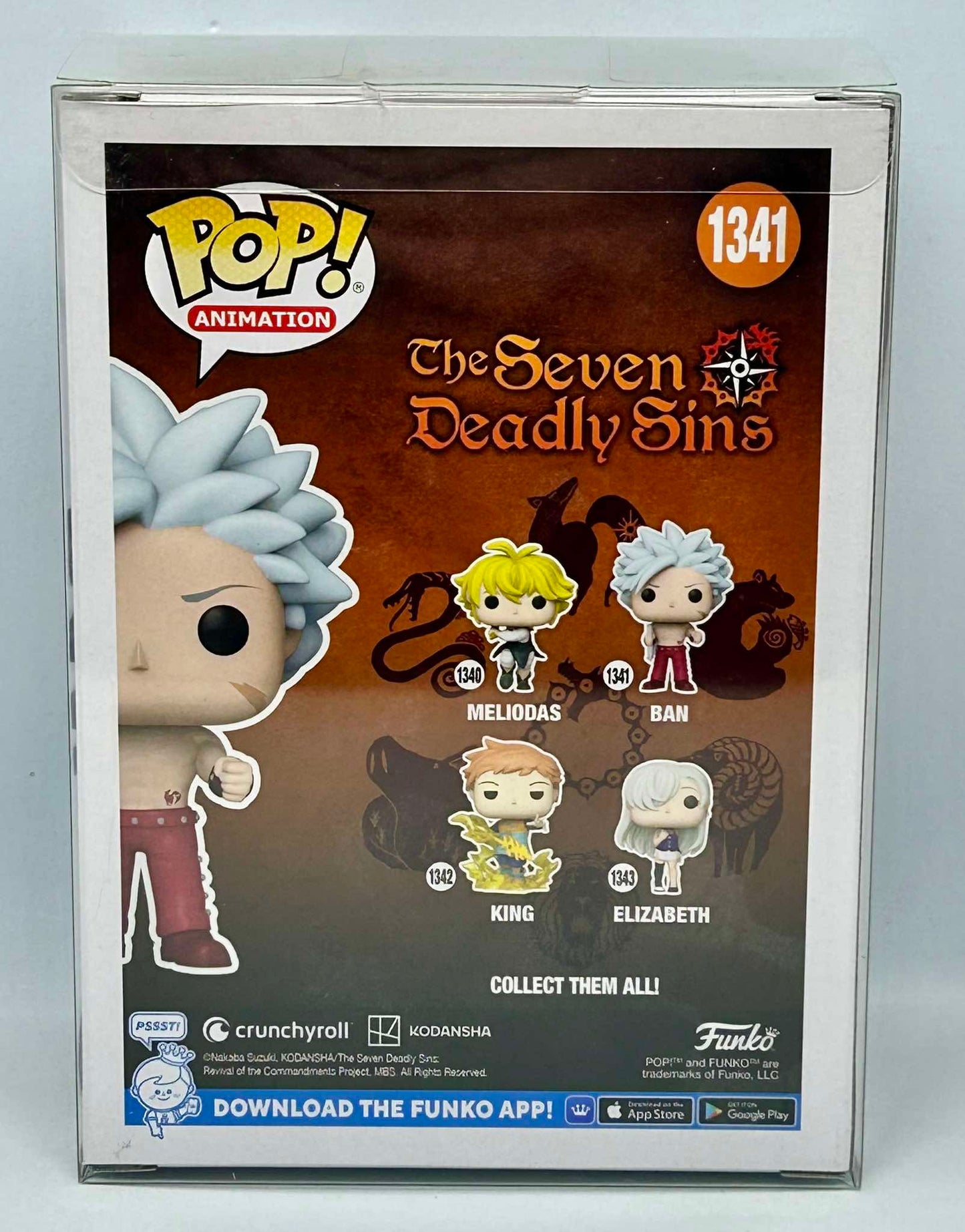 Figurine Pop The Seven Deadly Sins #1341 Ban - Diamond + protector