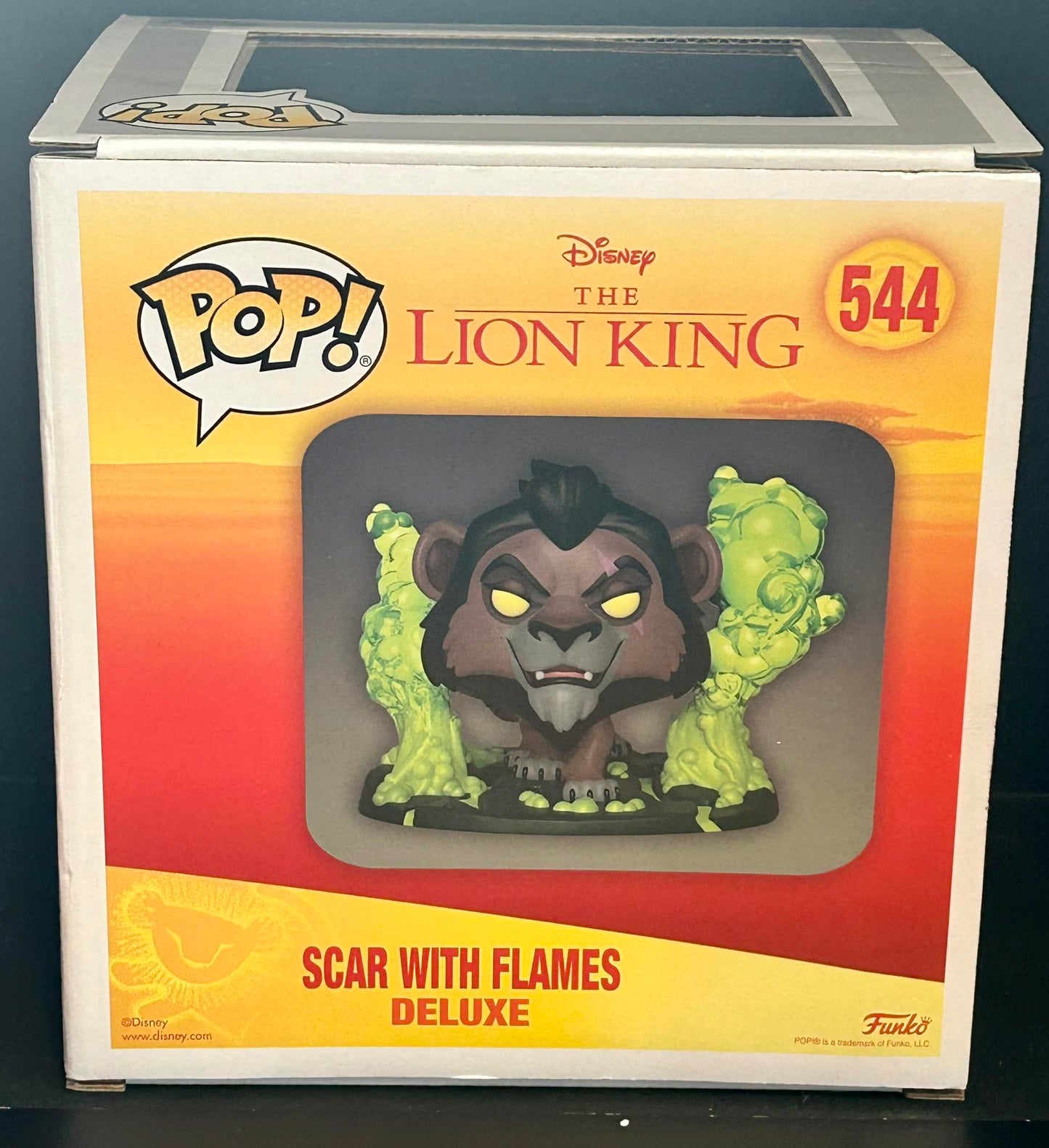 Funko Disney Treasures Le Roi Lion (2019) - Coffret Collector Exclusif Scar with Flames