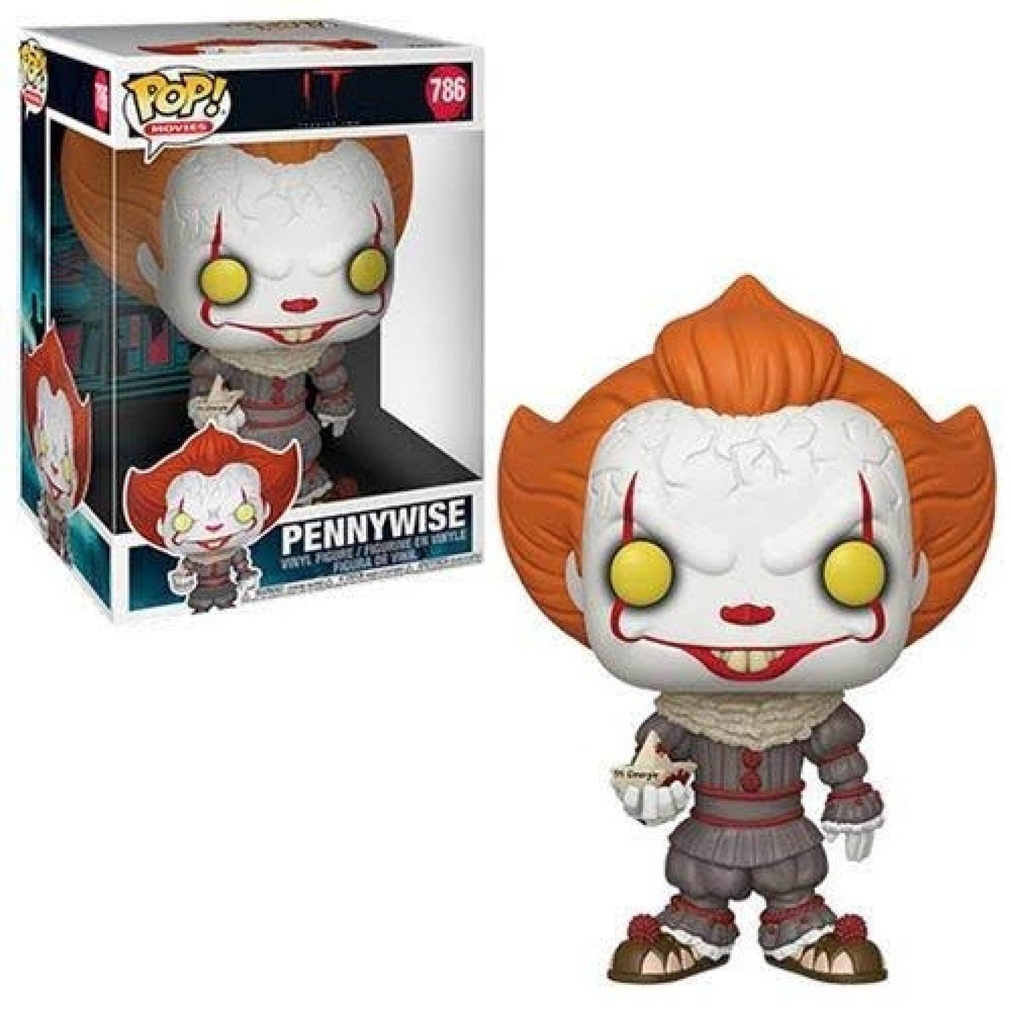 Funko POP! Movies IT Chapter 2 Pennywise with Boat 10" JUMBO