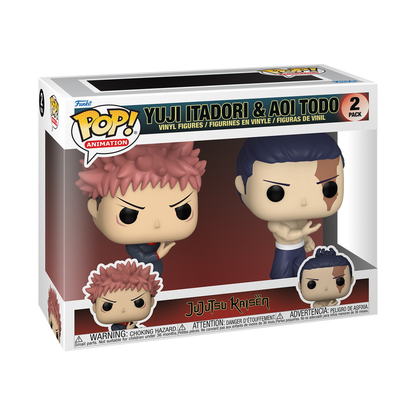 Funko pop! Animatie: Jujutsu Kaisen 2PK - Yuji Itadori &amp; Aoi Todo