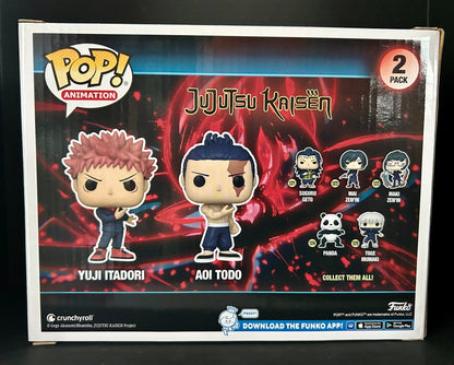 Funko pop! Animatie: Jujutsu Kaisen 2PK - Yuji Itadori &amp; Aoi Todo