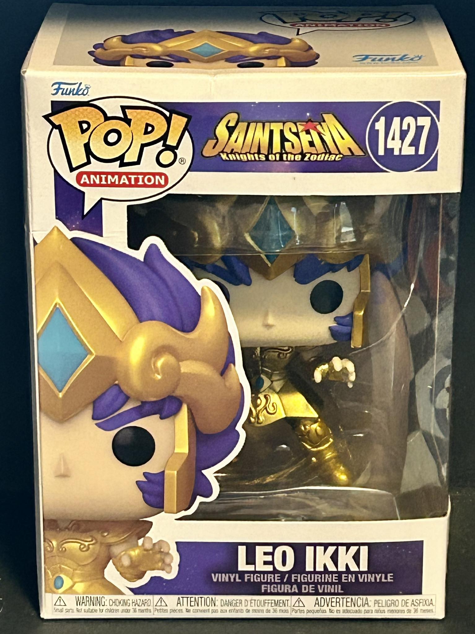 Figurine POP! Gold Leo Ikki Funko Saint Seiya