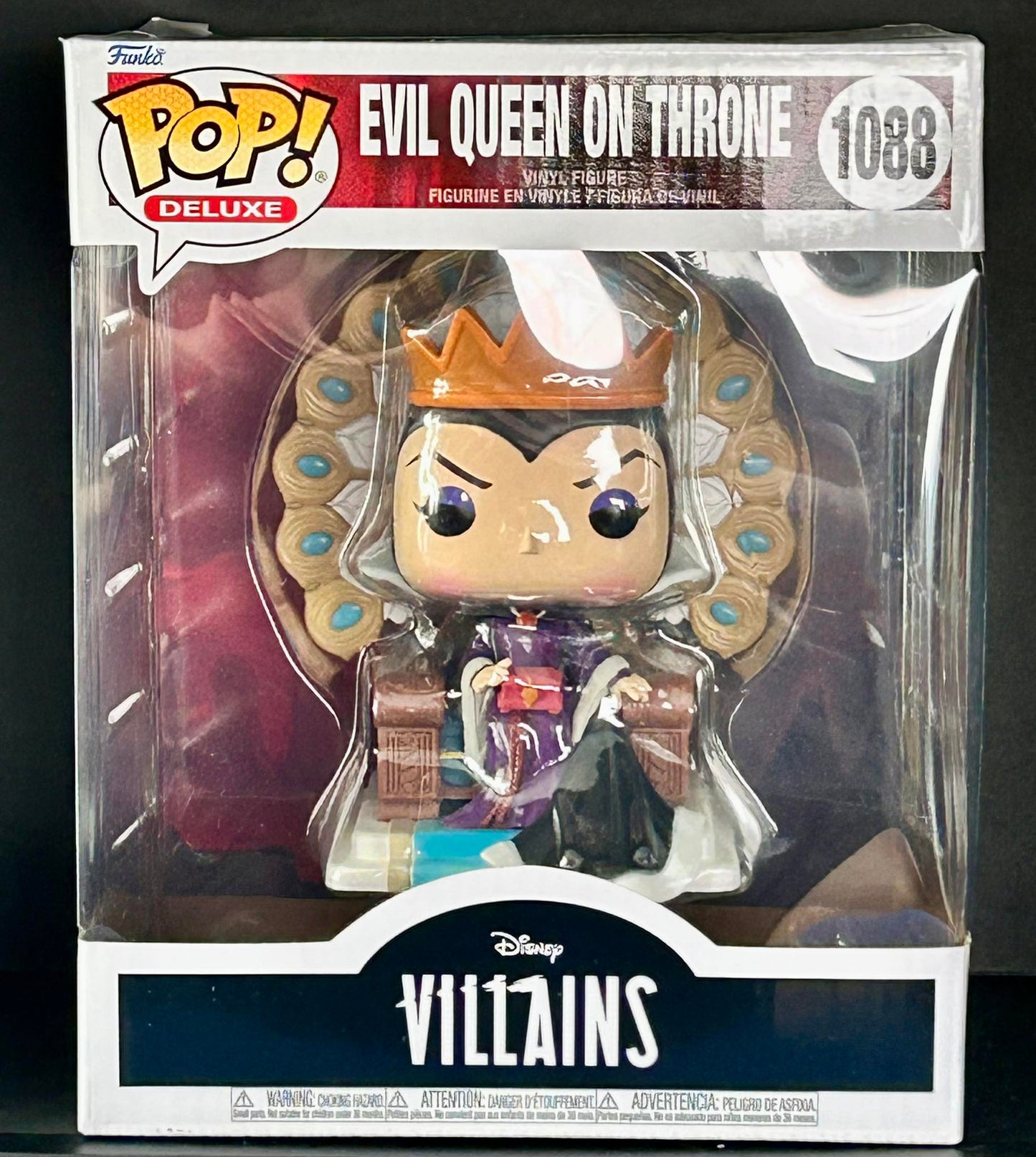 Funko pop! Deluxe: Disney Villains - Boze koningin op troon