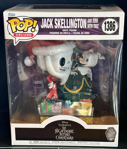 Funko Pop! Deluxe: The Nightmare Before Christmas 30th Anniversary - Jack & Zero (with Tree)