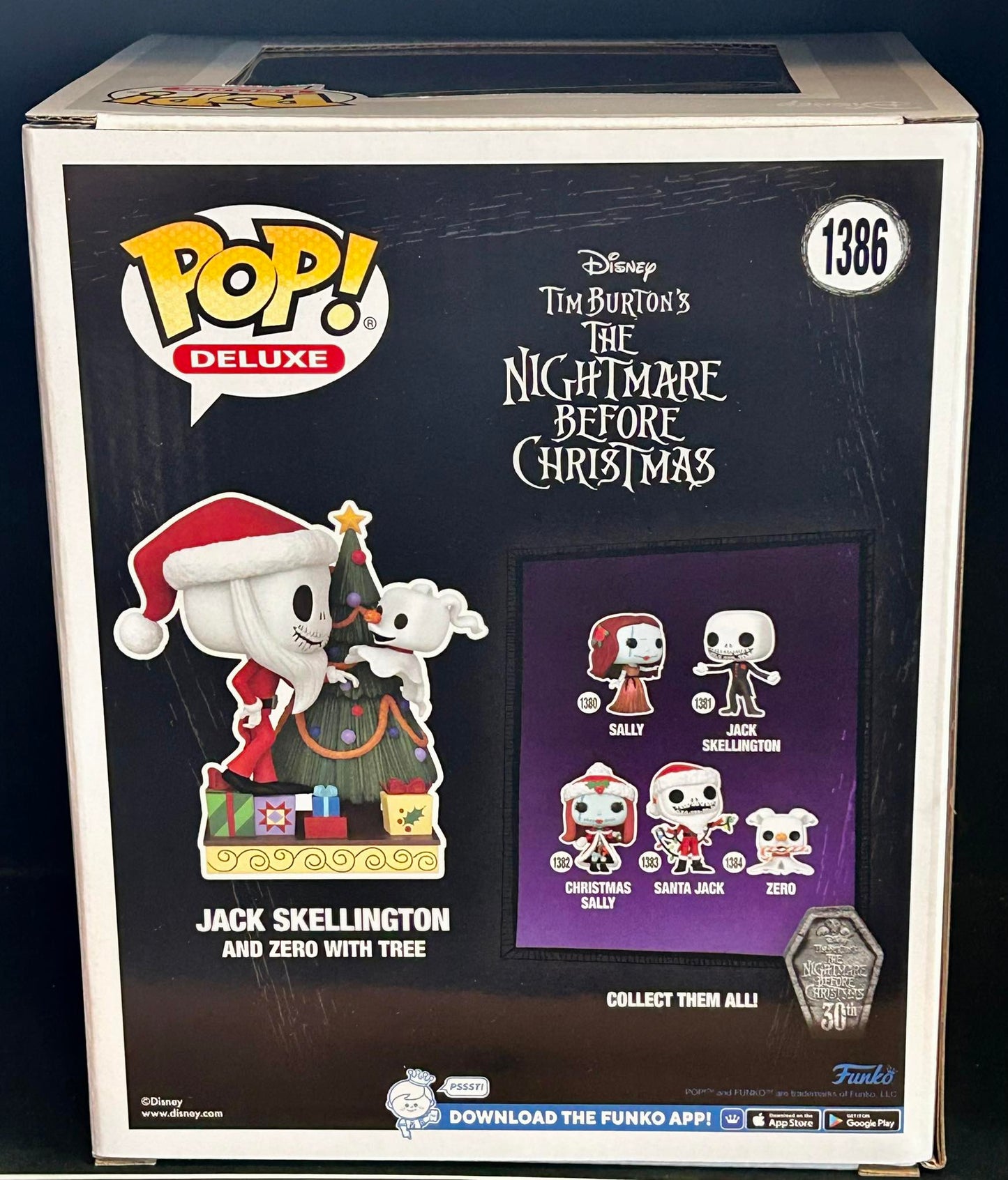 Funko Pop! Deluxe: The Nightmare Before Christmas 30th Anniversary - Jack & Zero (with Tree)