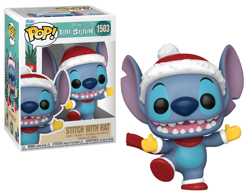 Funko Pop! Disney: Stitch Holiday - Stitch with Hat