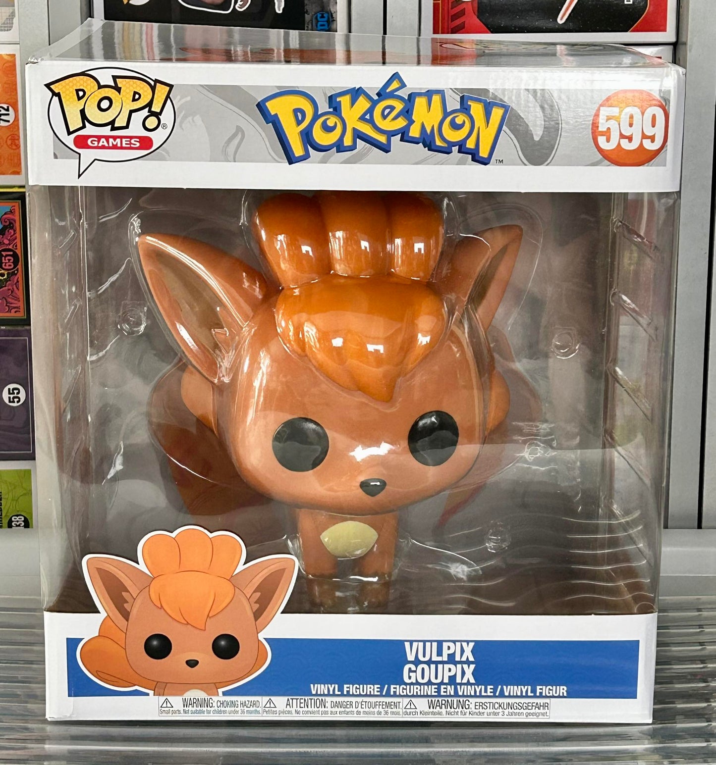 Funko pop! Jumbo: Pokémon - Vulpix 10" supergrote pop!