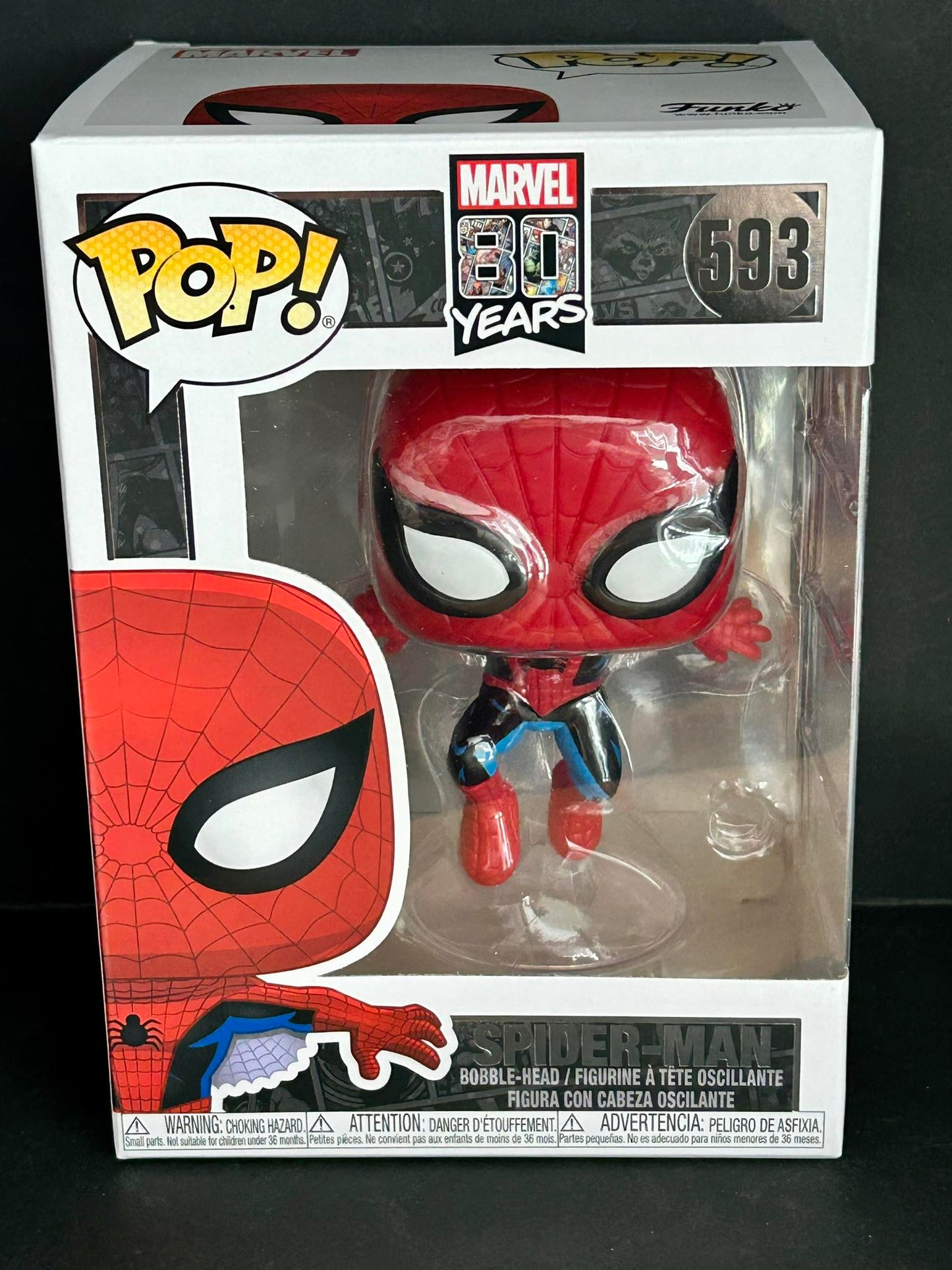 Funko pop! Marvel 80th Anniversary Spider-Man eerste optreden