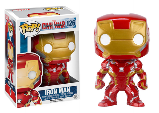 Funko pop! Marvel Captain America Burgeroorlog Iron Man PRECO
