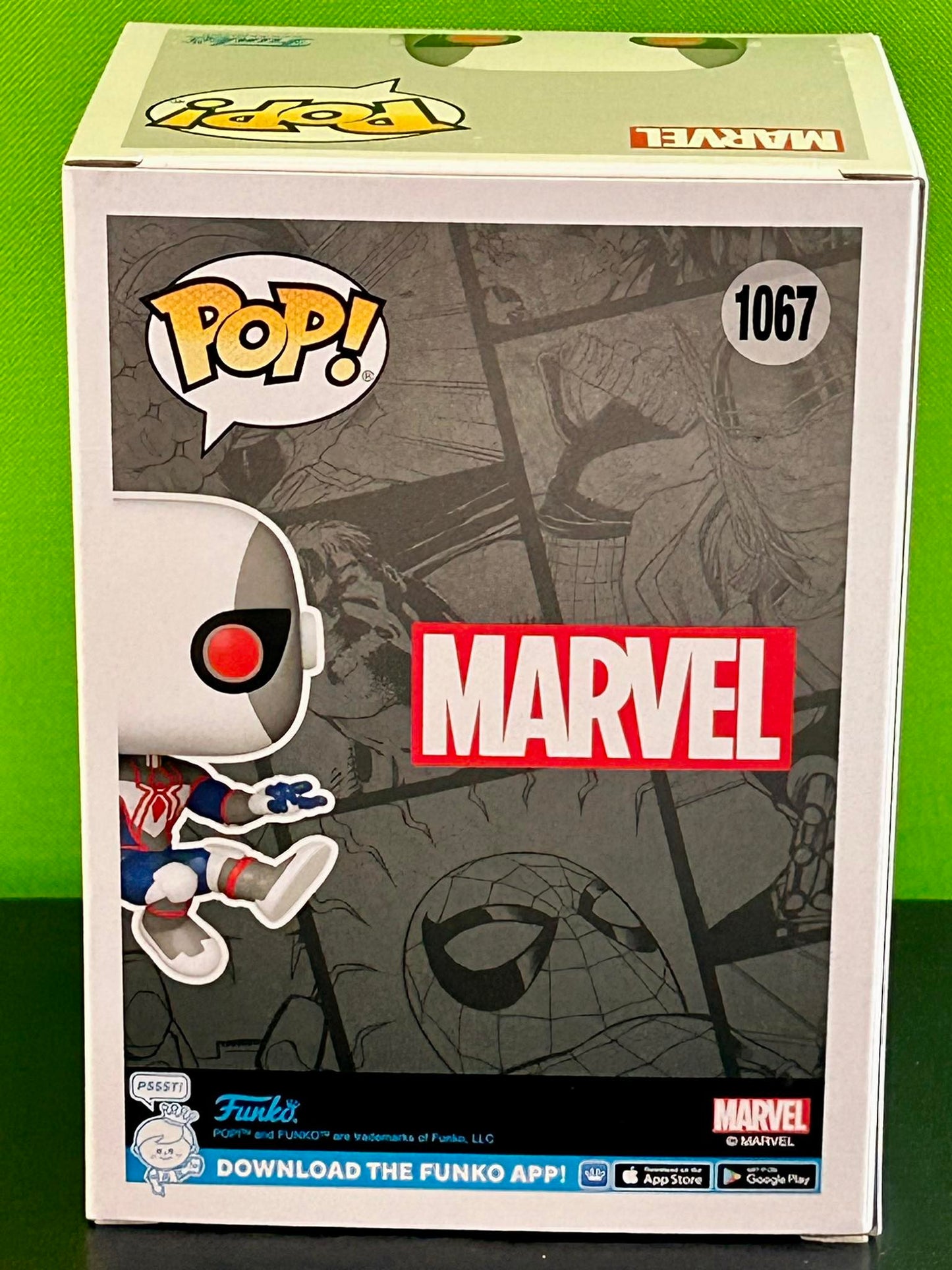 Funko pop! Marvel: Spider-Man (Bug-Eyes-harnas)