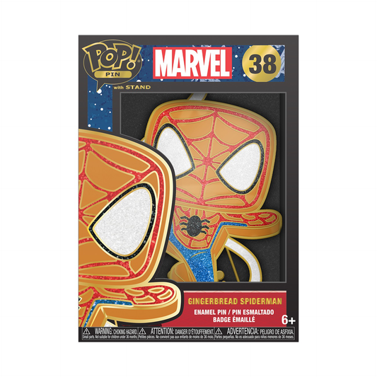Funko Pop! Pin: Marvel Holiday - Gingerbread Spider-Man