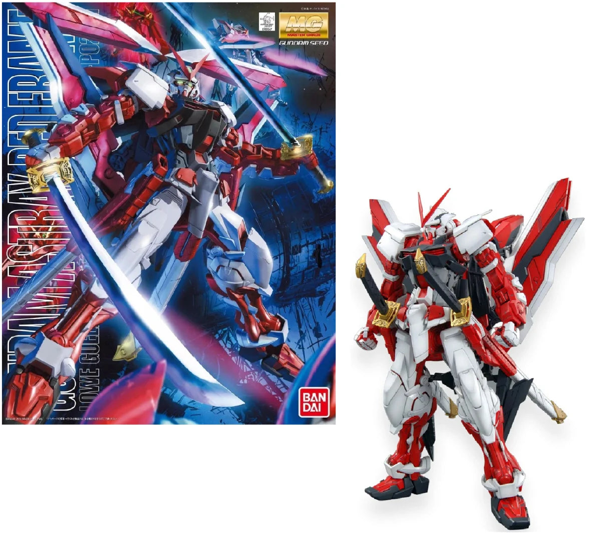 GUNDAM - Model Kit - MG 1-100 - Astray Red Frame Revise - 18 CM