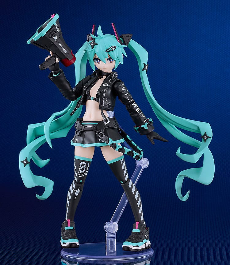 HATSUNE MIKU - Chuocho Tactical Craft - Figurine Plamatea 15cm