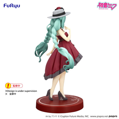 HATSUNE MIKU - Miku "Outing Dress Red" - Statuette Trio-Try-It 19cm