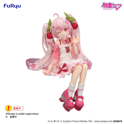 HATSUNE MIKU - Sakura Miku 2025 Wink - Statuette Noodle Stopper 14cm