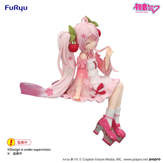 HATSUNE MIKU - Sakura Miku 2025 Wink - Statuette Noodle Stopper 14cm