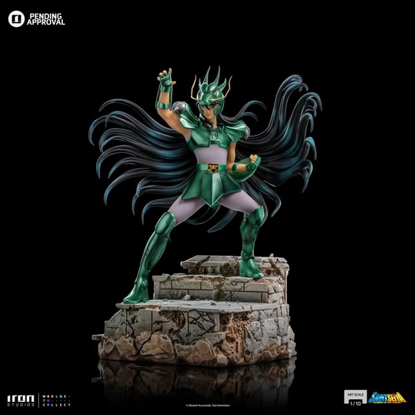 IRON STUDIOS - ART SCALE 1/10 - SAINT SEIYA - DRAGON SHIRYU STATUE 24CM