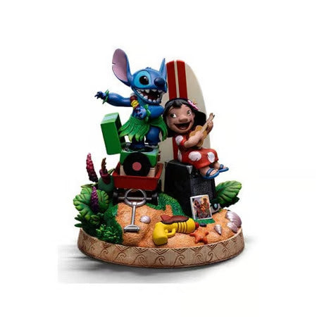 IRON STUDIOS - DELUXE ART SCALE 1/10 - DISNEY CLASSICS - LILO ET STITCH STATUE 20CM