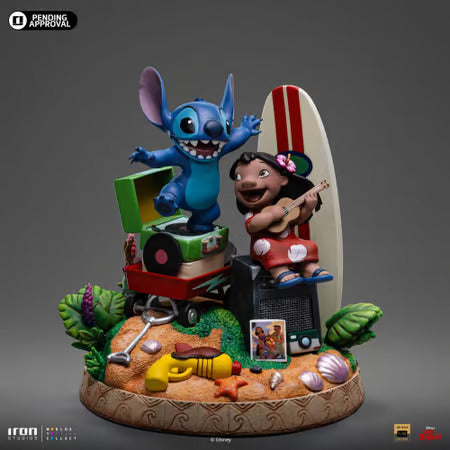 IRON STUDIOS - DELUXE ART SCALE 1/10 - DISNEY CLASSICS - LILO ET STITCH STATUE 20CM