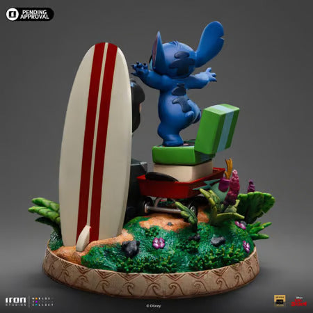 IRON STUDIOS - DELUXE ART SCALE 1/10 - DISNEY CLASSICS - LILO ET STITCH STATUE 20CM