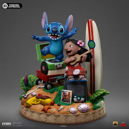 IRON STUDIOS - DELUXE ART SCALE 1/10 - DISNEY CLASSICS - LILO ET STITCH STATUE 20CM