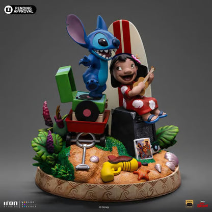 IRON STUDIOS - DELUXE ART SCALE 1/10 - DISNEY CLASSICS - LILO ET STITCH STATUE 20CM